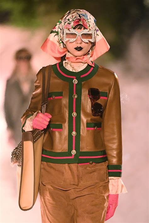 gucci headscarf runway|Gucci handbags sale.